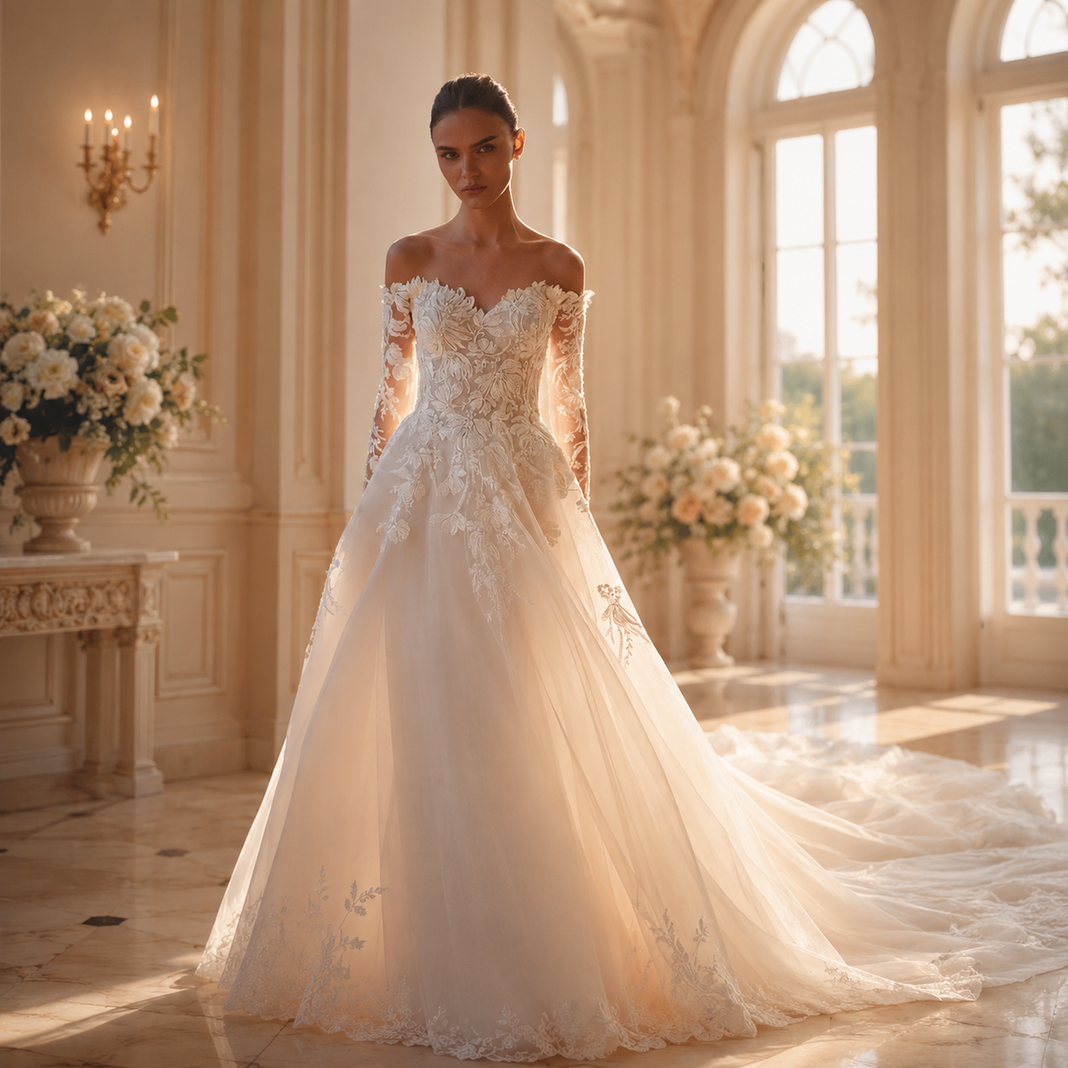Adair Wedding Dress, luxury bridal gown, additional product image 2 by SimmiUnique