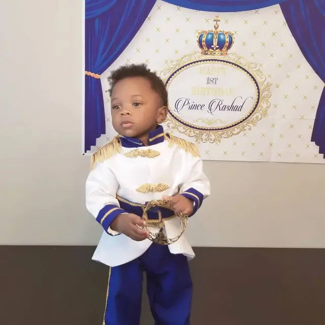 Fantasia Boys Kids Prince King Cosplay Fancy Dress blue – photo 7