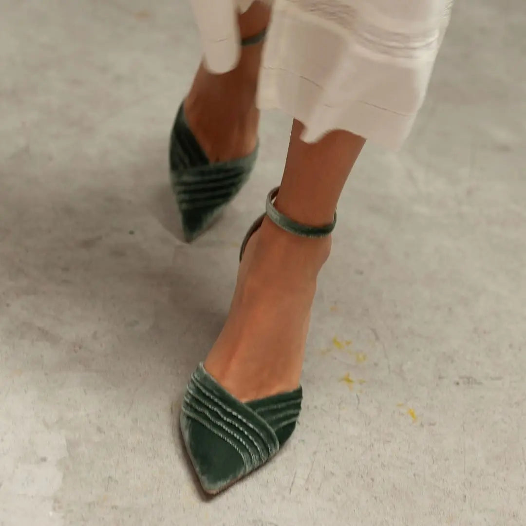 Tilda Aegean Wedding Shoes – detail shot