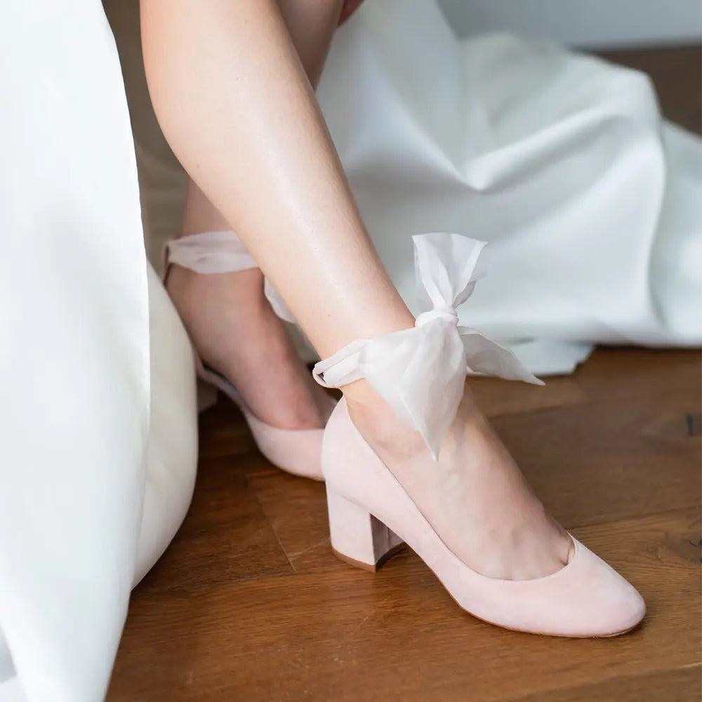 Hetty Mid Rose Water (Pink) – detail shot