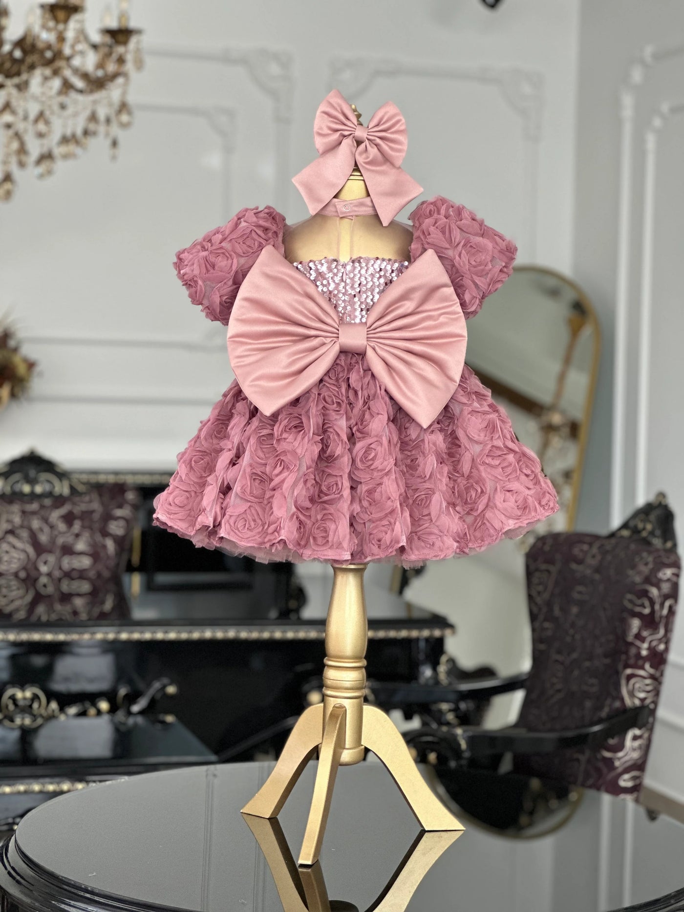 Begonia Powder Dress – styled look