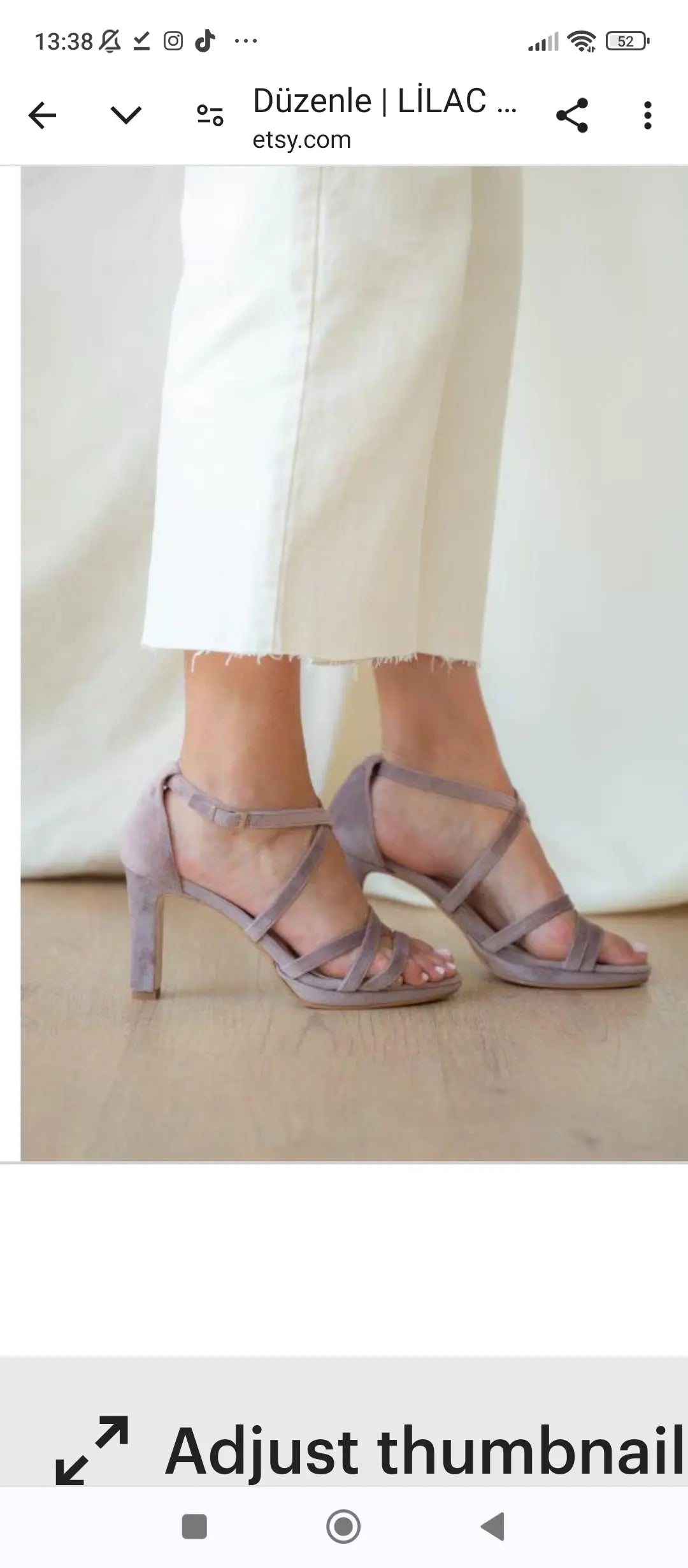 LiLac Velvet High Heelshigh Heels – side view