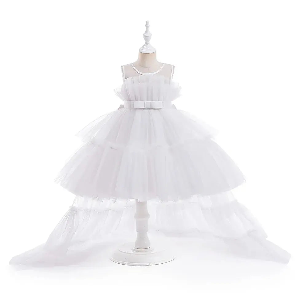 Lavender Tulle Dress red compset – styled look