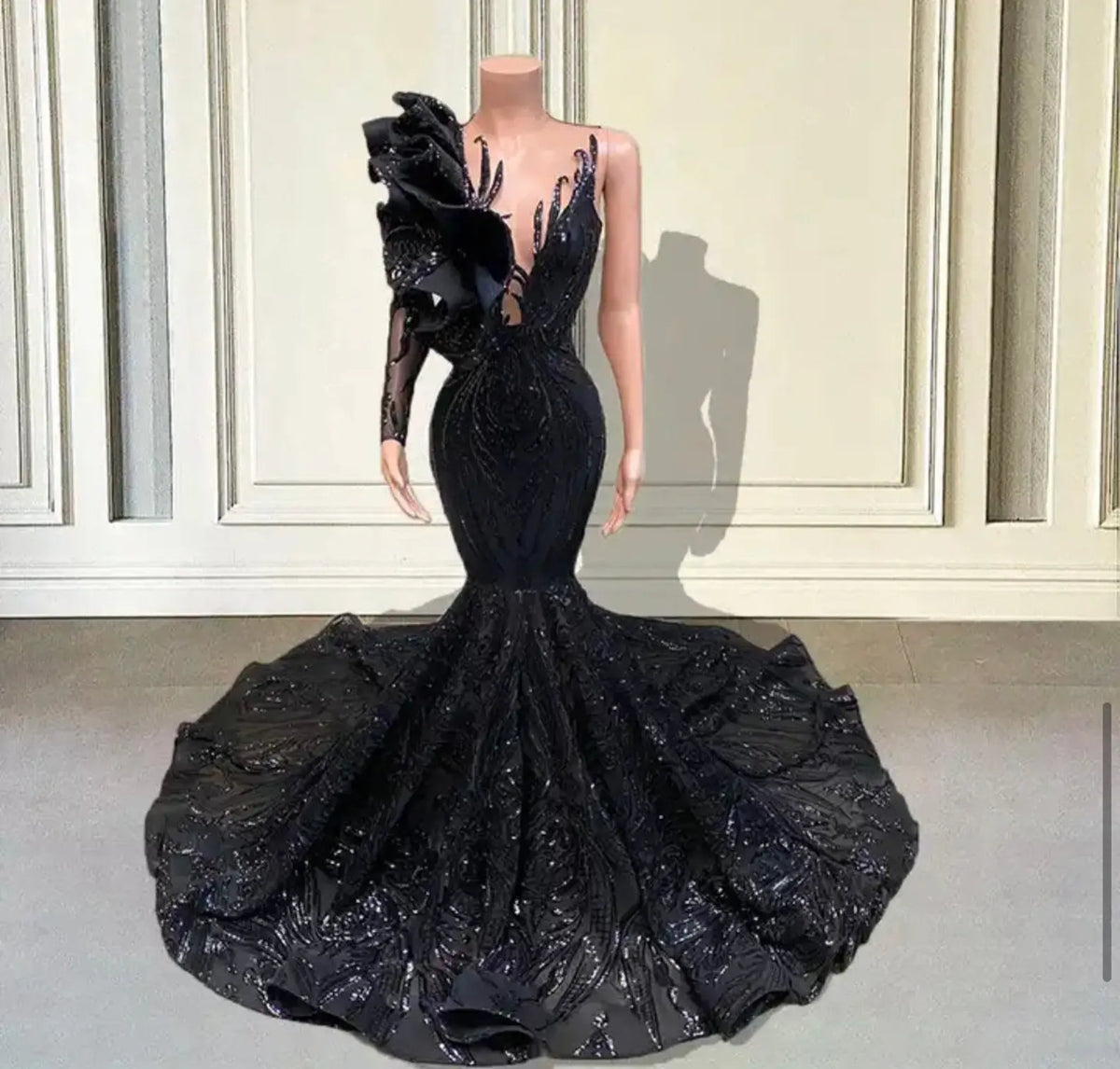 Luxury mermaid bridal wedding dress