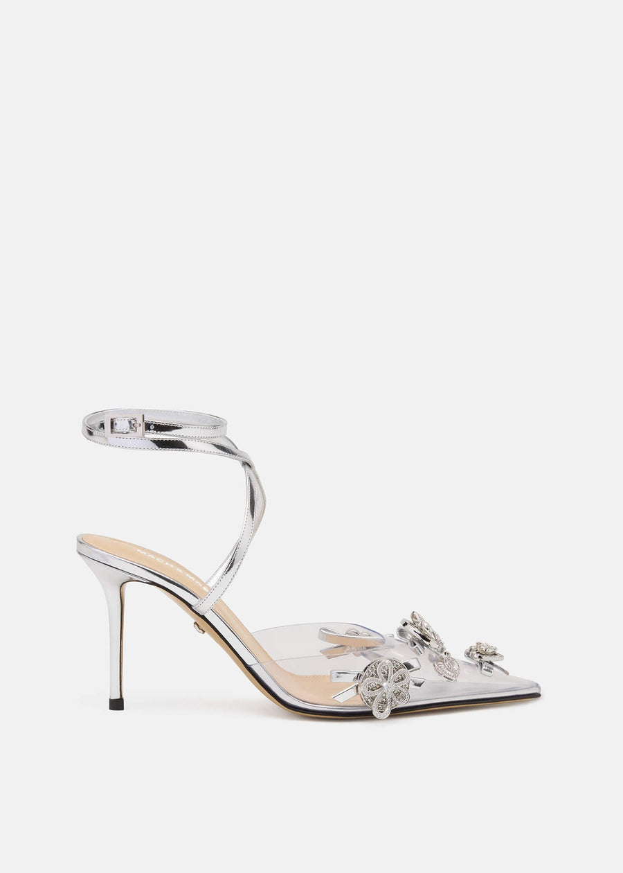 Josephine Silver Crystal Pumps