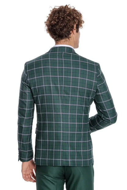 Men's Suit, Dark Green Wedding Suits simmiunique