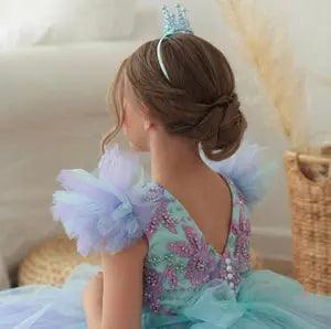 Natalya ball gown dress in blue - photo 2