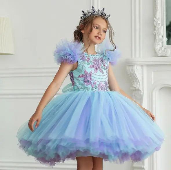 Natalya ball gown dress in blue - photo 7