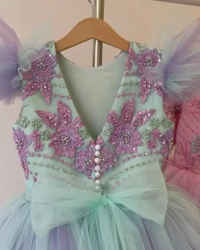 Natalya ball gown dress in blue - photo 9