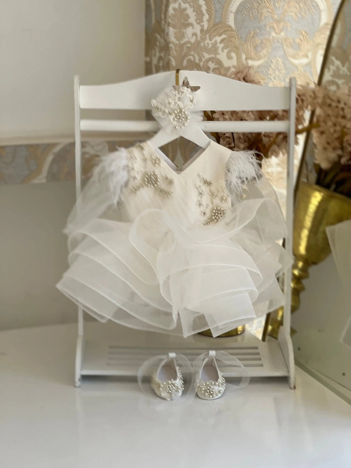 Pearl Baby White Girl Dress – photo 10