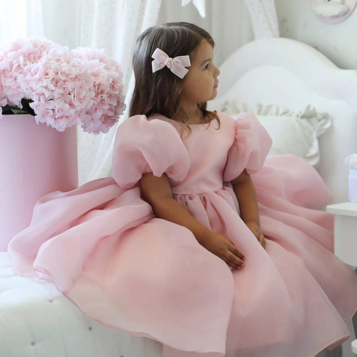 Girl Butterfly Pink Dress