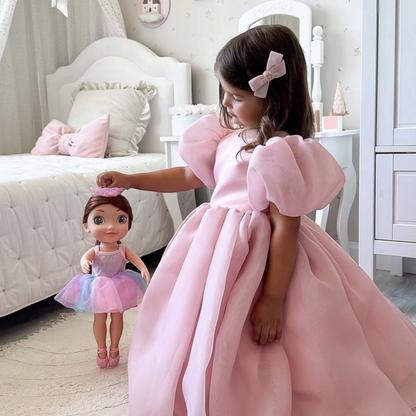 Girl Butterfly Pink Dress
