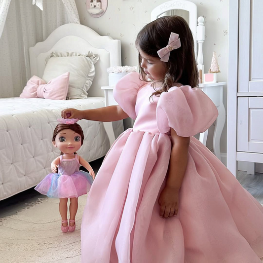 Girl Butterfly Pink Dress