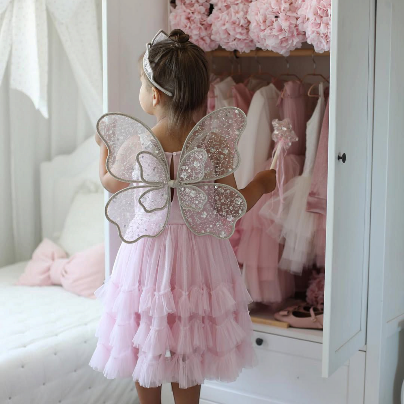 Butterfly Pink Dress (Butterfly 3) – close-up