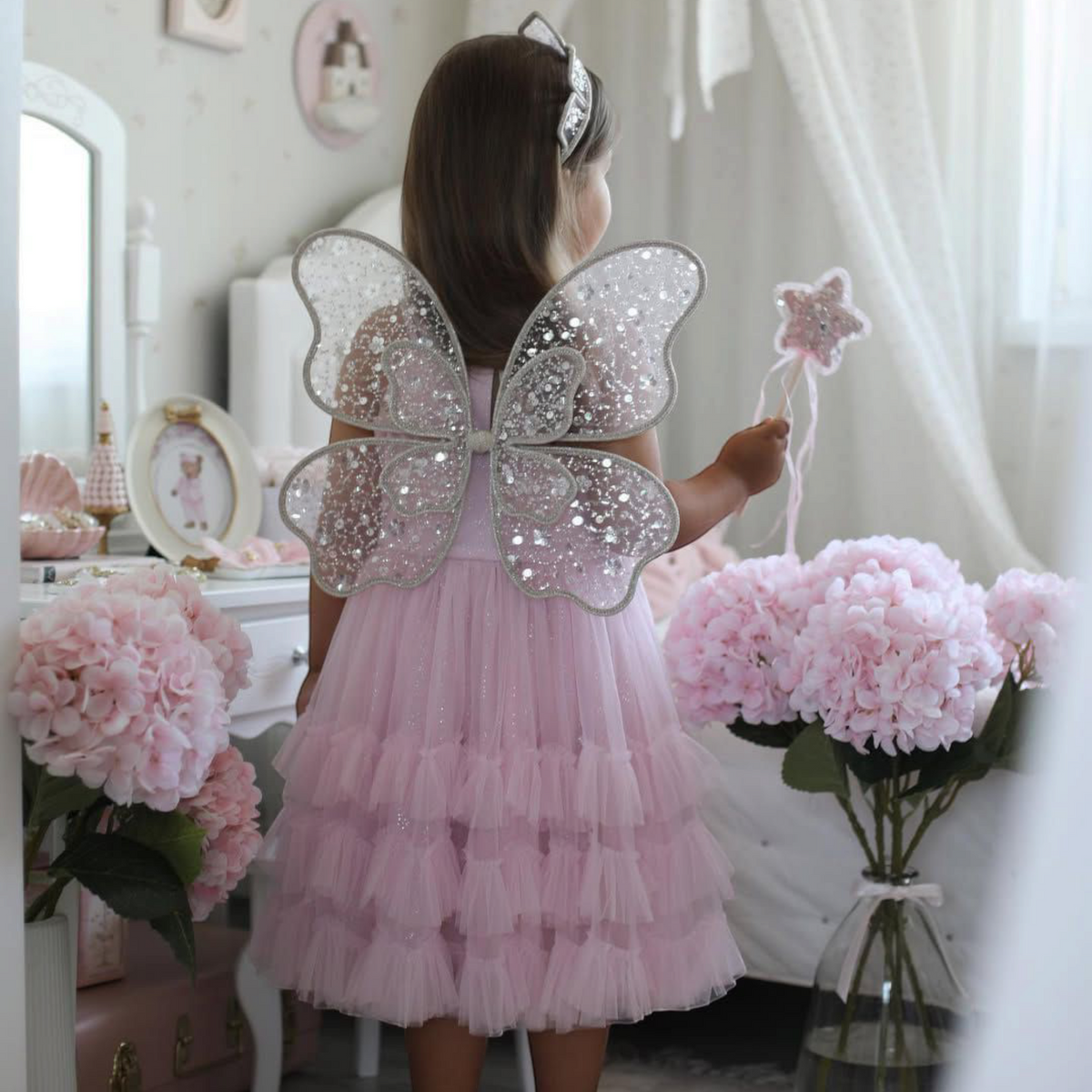 Butterfly Pink Dress (Butterfly 3) – full outfit view
