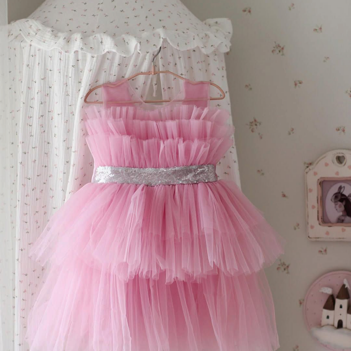 Butterfly Pink Dress (Butterfly) – detail shot