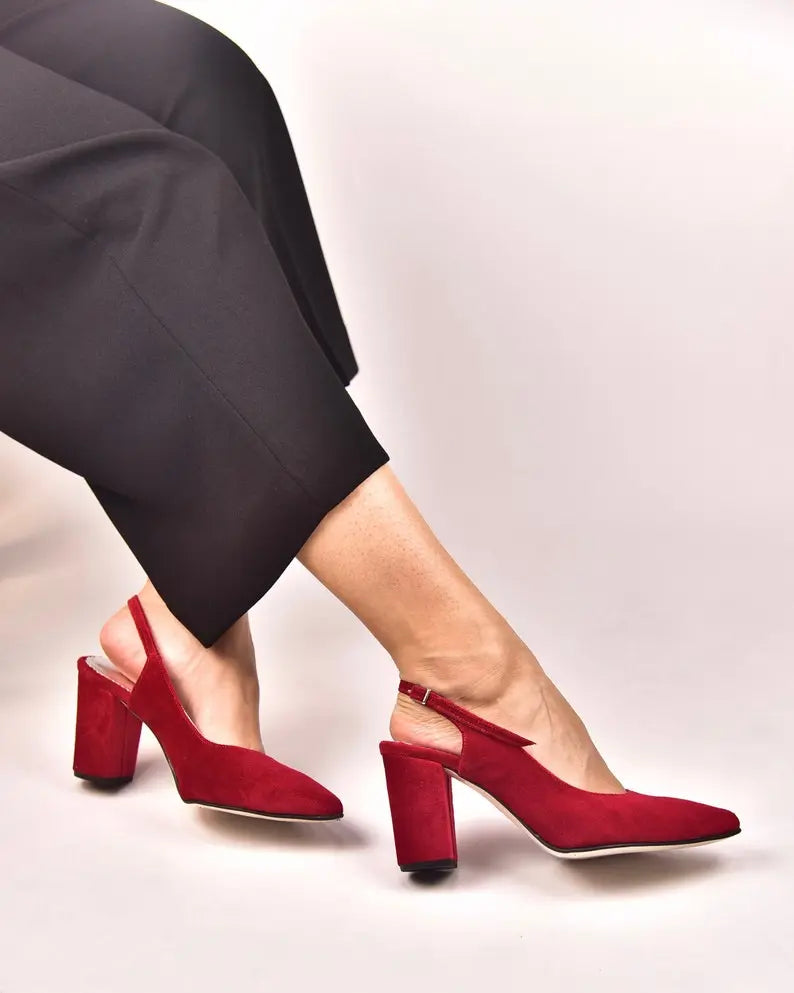 Red Bridal Shoes (Red) – photo 7