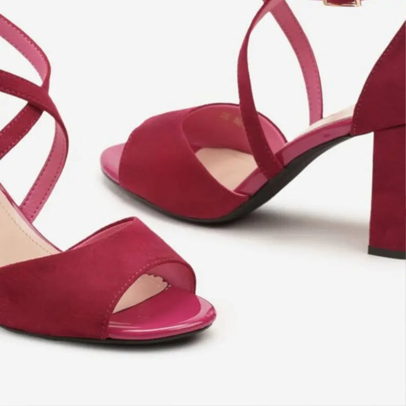 Red Bridal Shoes