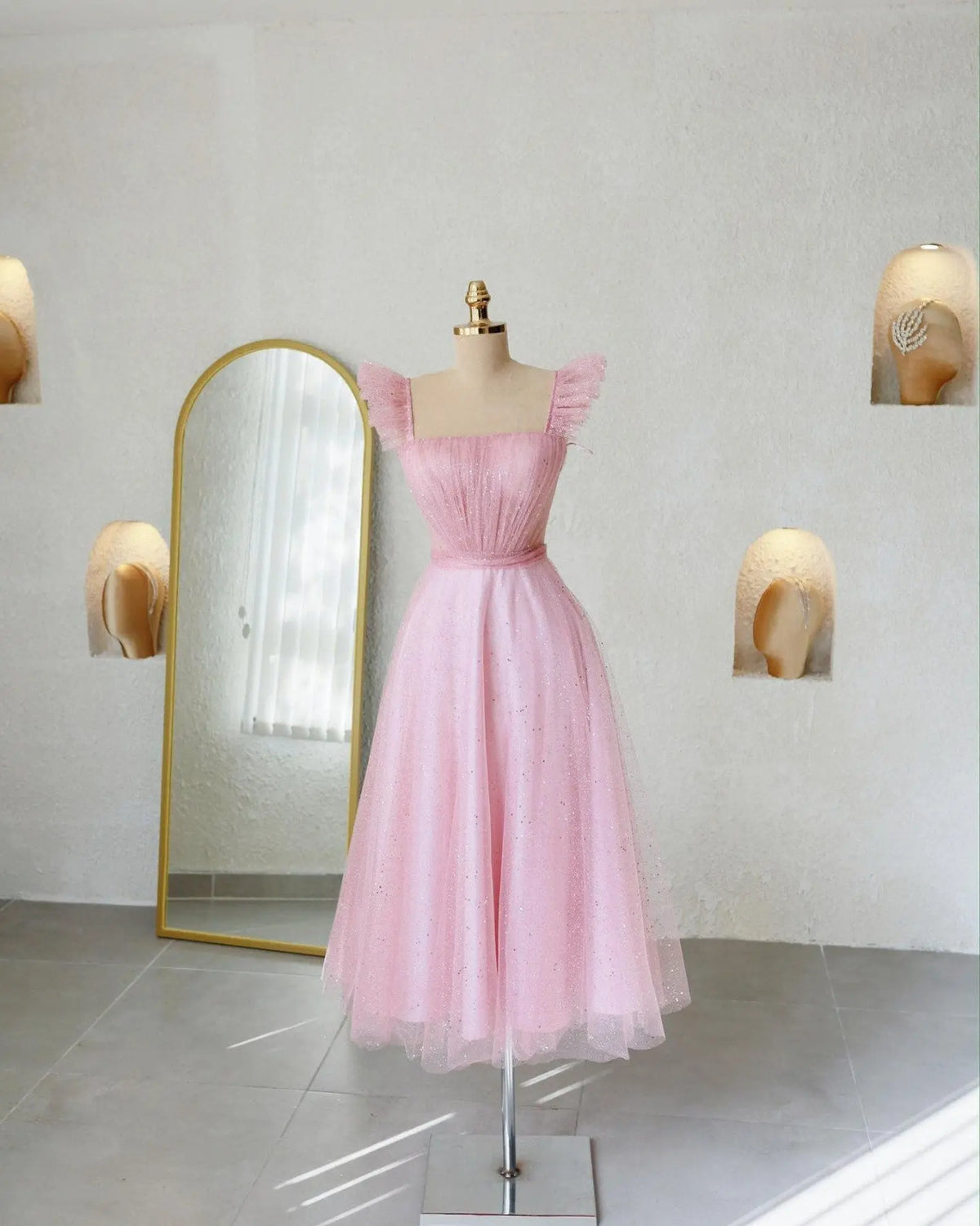Rosaleen chiffon bridal skirt detail