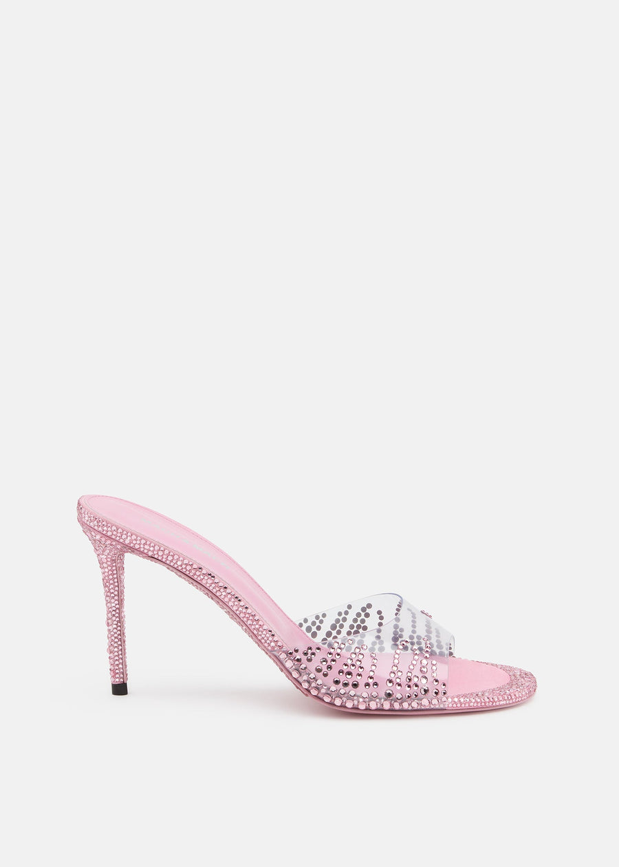Seraphina Pink Crystal Flame Mules