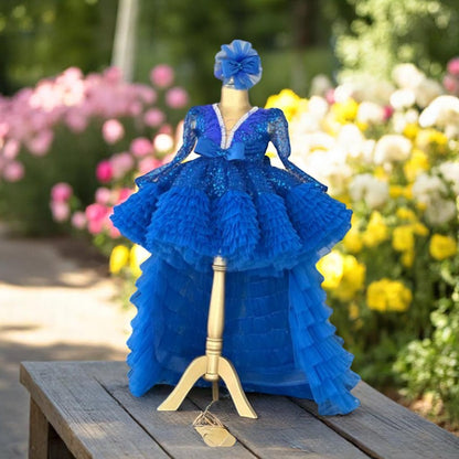 Cleopatra Saxe Blue Dress - Special Design Girl's Evening Dress