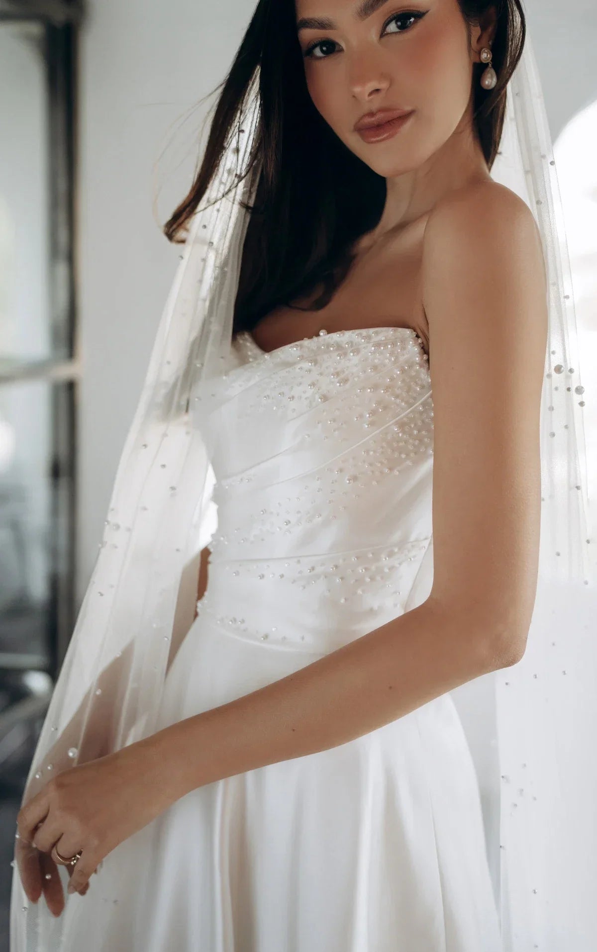 Evie Sy8318 Wedding Dress, luxury bridal gown, additional product image 3 by SimmiUnique