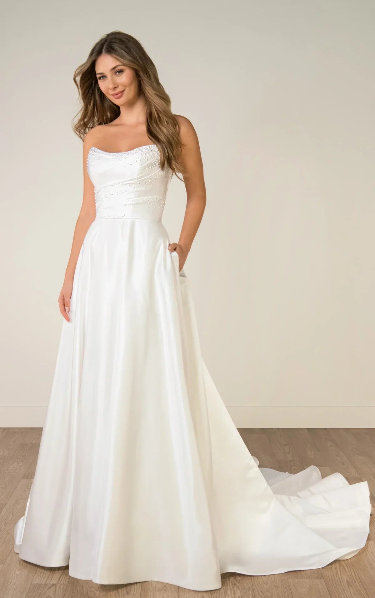 Evie Sy8318 Wedding Dress, luxury bridal gown, additional product image 5 by SimmiUnique
