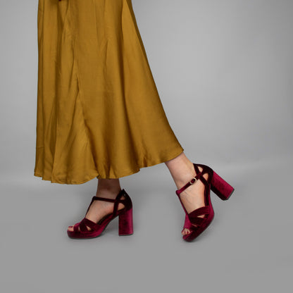 Valerie Velvet Raspberry