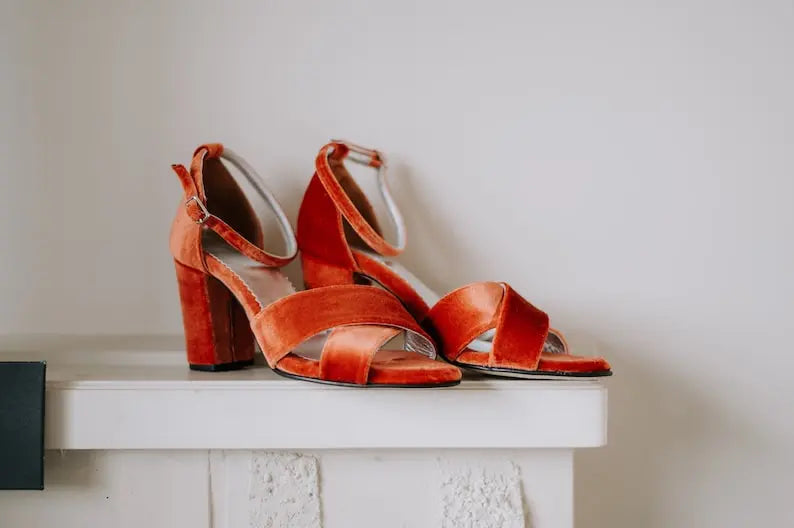 Wedding Shoes Block Heels – styled look