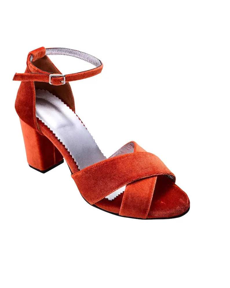 Wedding Shoes Block Heels – close-up
