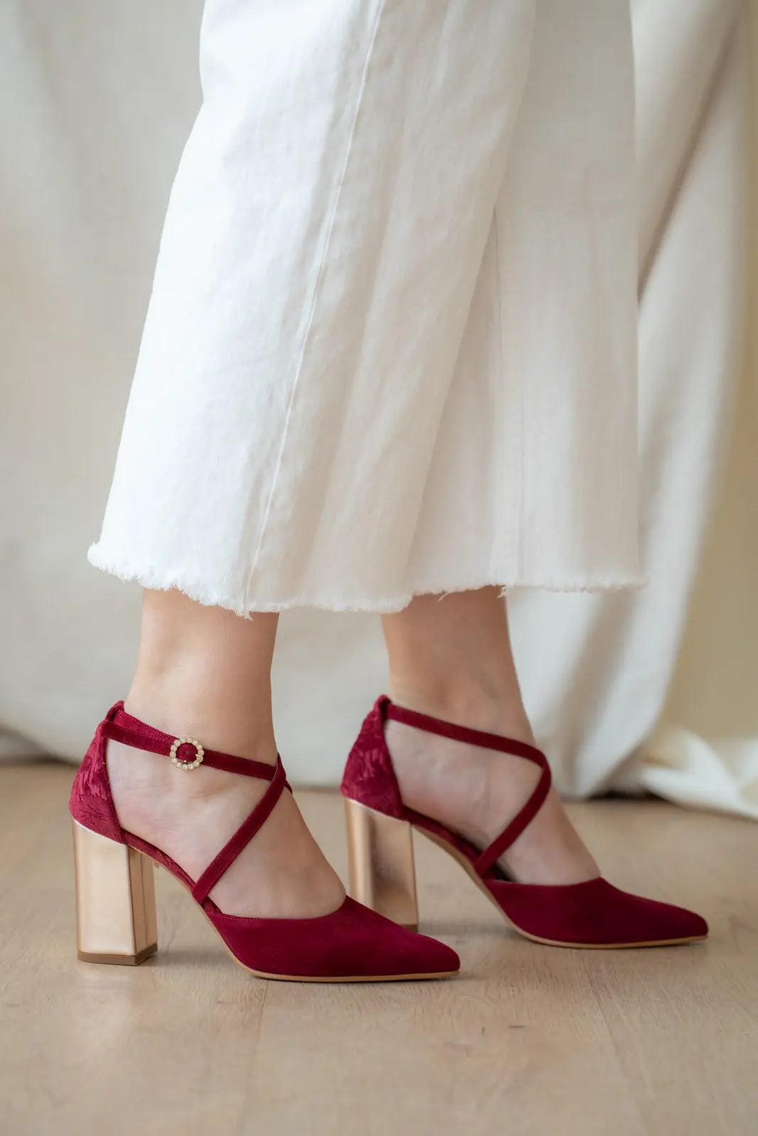 Zapatos De Novia Con Lazada (Red) – photo 7