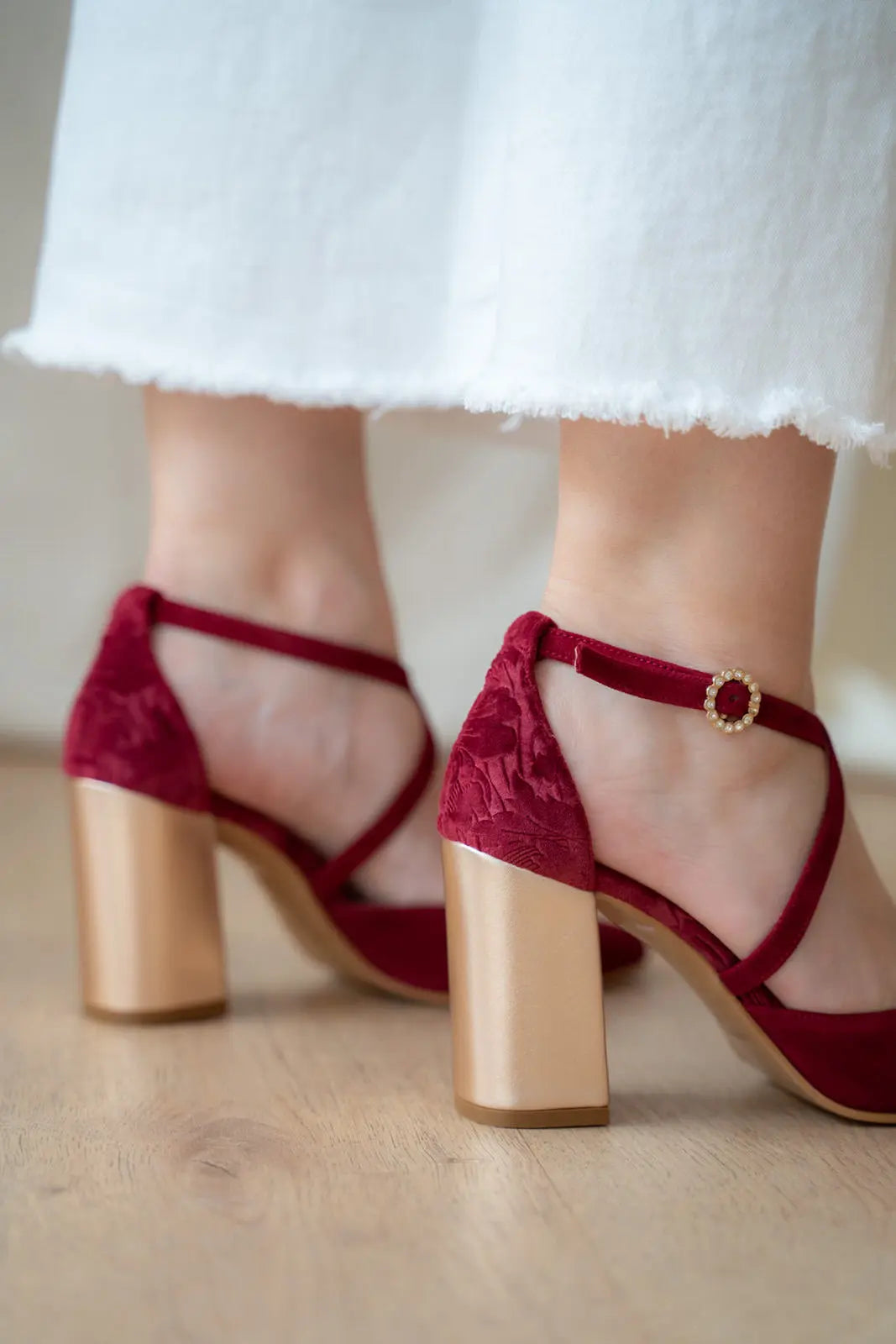 Zapatos De Novia Con Lazada (Red) – photo 9