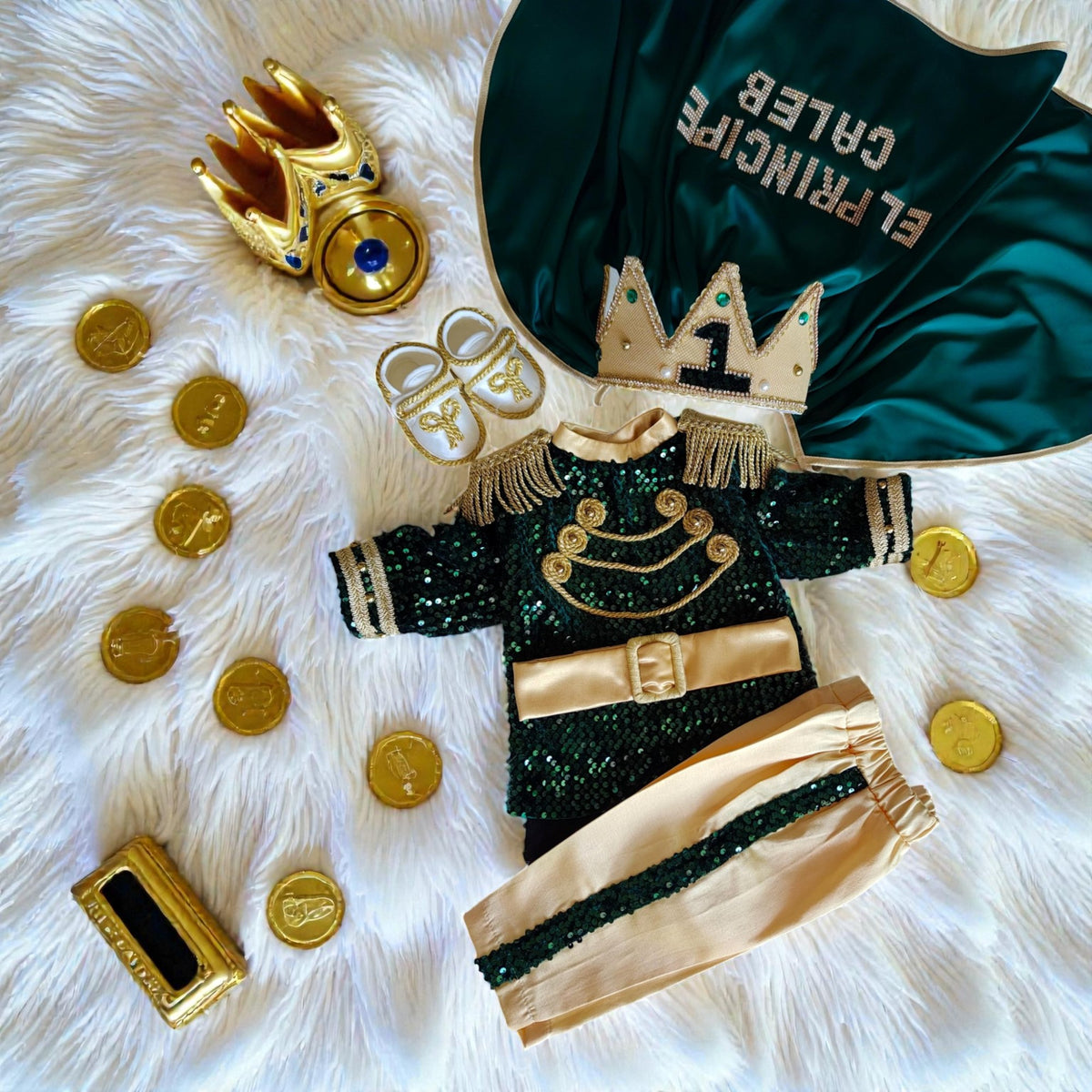 Birthday Green suite – styled look