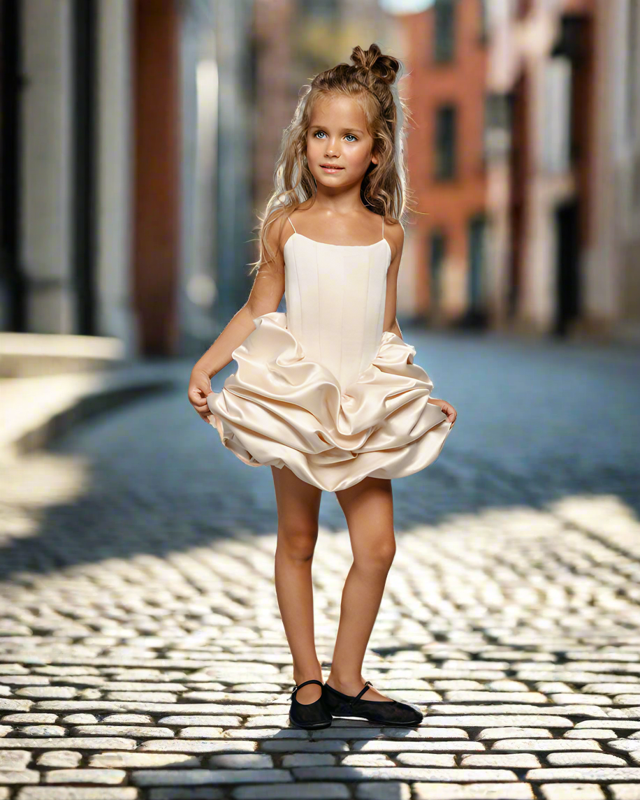 Baby Boho Romper Miss Lucky – side view