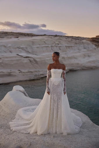 Milos Lace Corset Wedding Dress | SimmiUnique