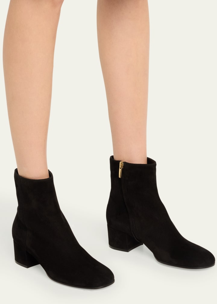 Gianvito Rossi Joelle 45 Suede – detail shot