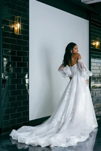 Aurelia Wedding Dress, luxury bridal gown, additional product image 4 by SimmiUnique