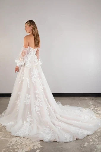 Aurelia Wedding Dress, luxury bridal gown, additional product image 6 by SimmiUnique