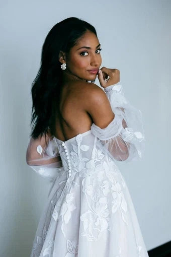 Aurelia Wedding Dress, luxury bridal gown, additional product image 10 by SimmiUnique