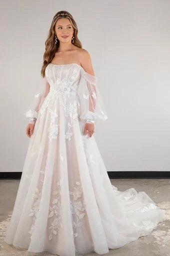 Aurelia Wedding Dress, luxury bridal gown, additional product image 3 by SimmiUnique