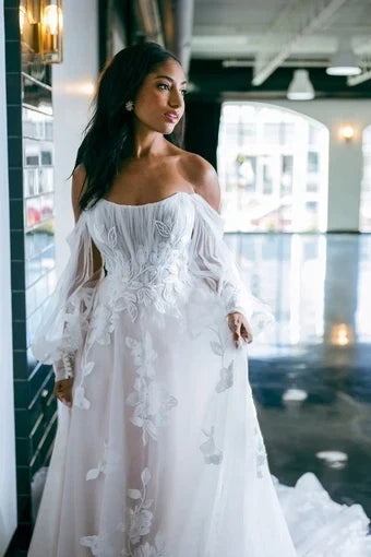 Aurelia Wedding Dress, luxury bridal gown, additional product image 9 by SimmiUnique