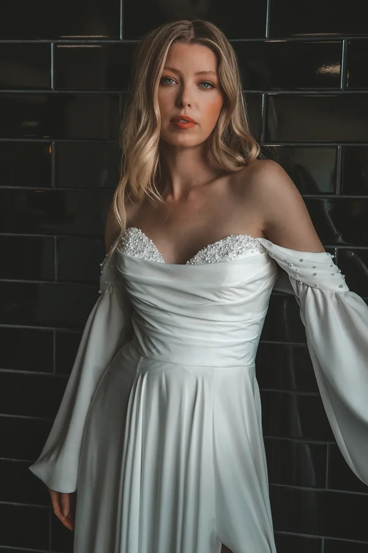 Bonnie Wedding Dress, luxury bridal gown, additional product image 6 by SimmiUnique