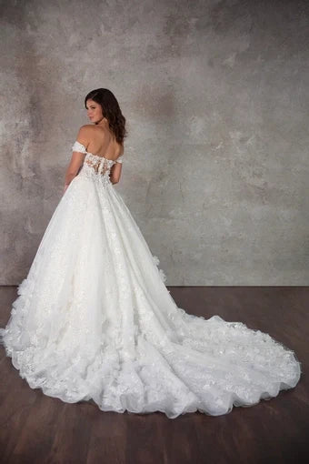 Floriana Wedding Dress, luxury bridal gown, additional product image 4 by SimmiUnique
