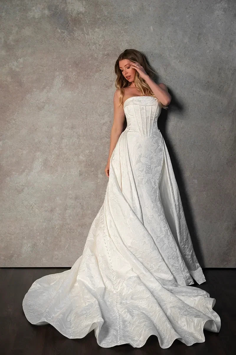 Anna Wedding Dress, luxury bridal gown, additional product image 2 by SimmiUnique