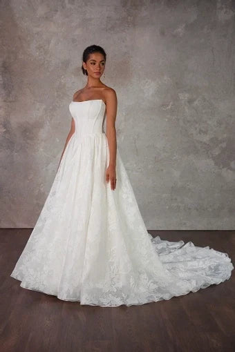 Isadora Wedding Dress, luxury bridal gown, additional product image 3 by SimmiUnique