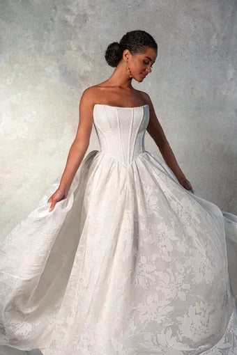 Isadora Wedding Dress, luxury bridal gown, additional product image 2 by SimmiUnique