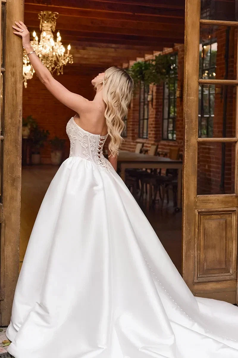 Jen Wedding Dress, luxury bridal gown, additional product image 2 by SimmiUnique