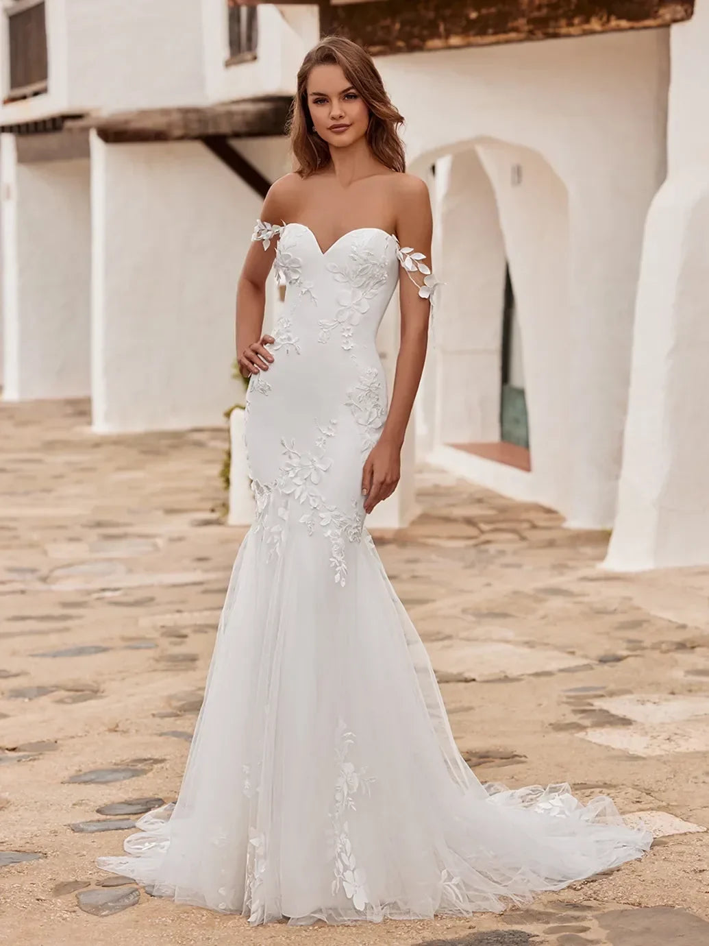 Dixie Wedding Dress, luxury bridal gown, main product image by SimmiUnique