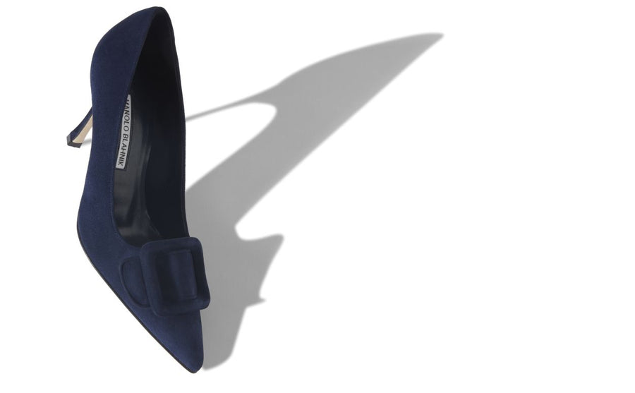 Magnolia Bloom Blue Pointed Toe Pumps