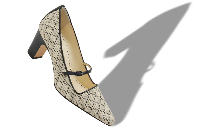 Seraphina Muse Neutral Almond Toe Mary Jane Shoes